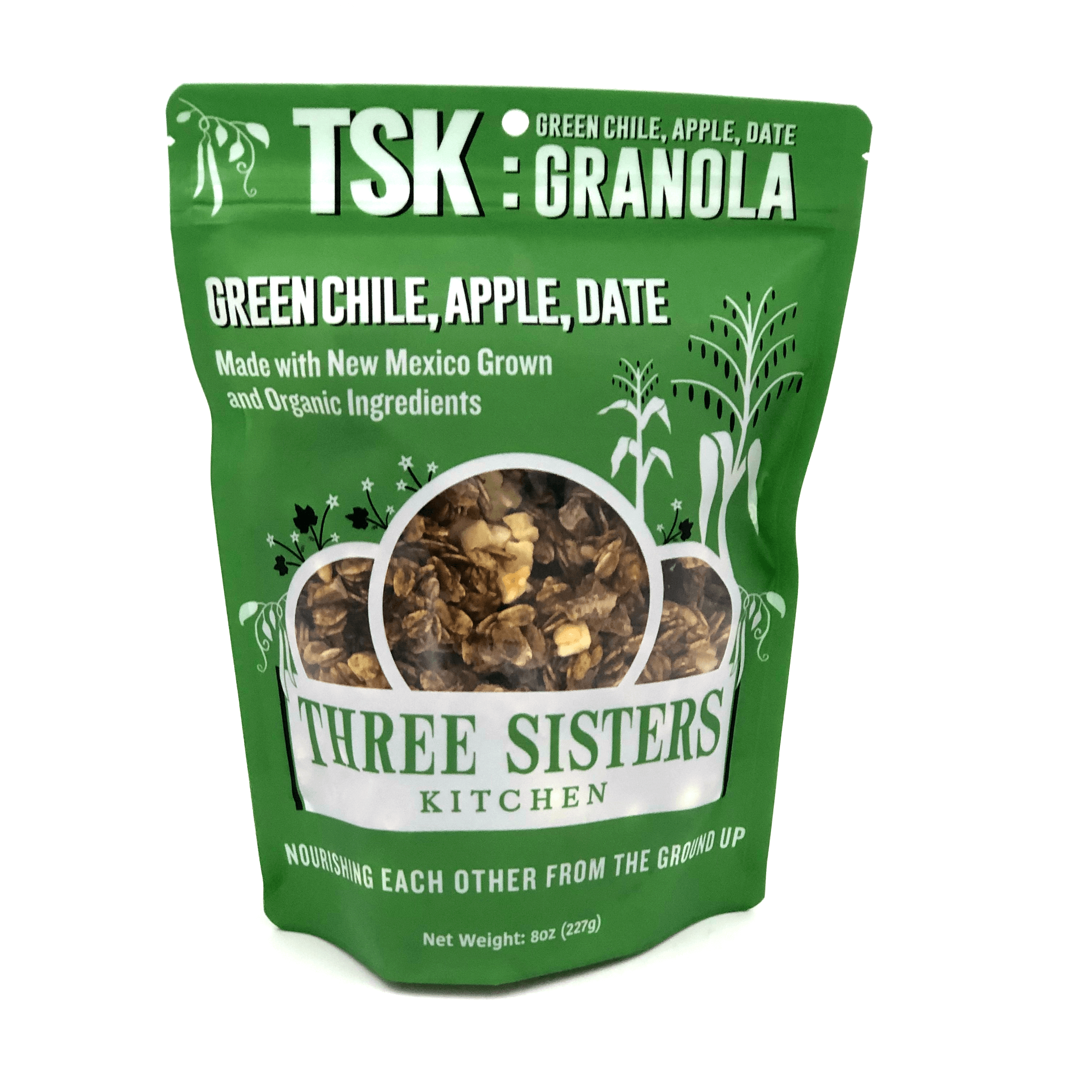 Green Chile, Apple, Date Granola 8 oz